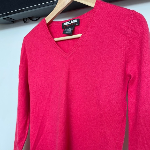 PINK LONG SLEEVE SWEATER - Picture 2 of 3